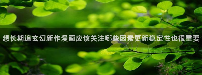 漫蛙漫画网页地址：想长期追玄幻新作漫画应该关注哪些因素更新稳定性也很重要